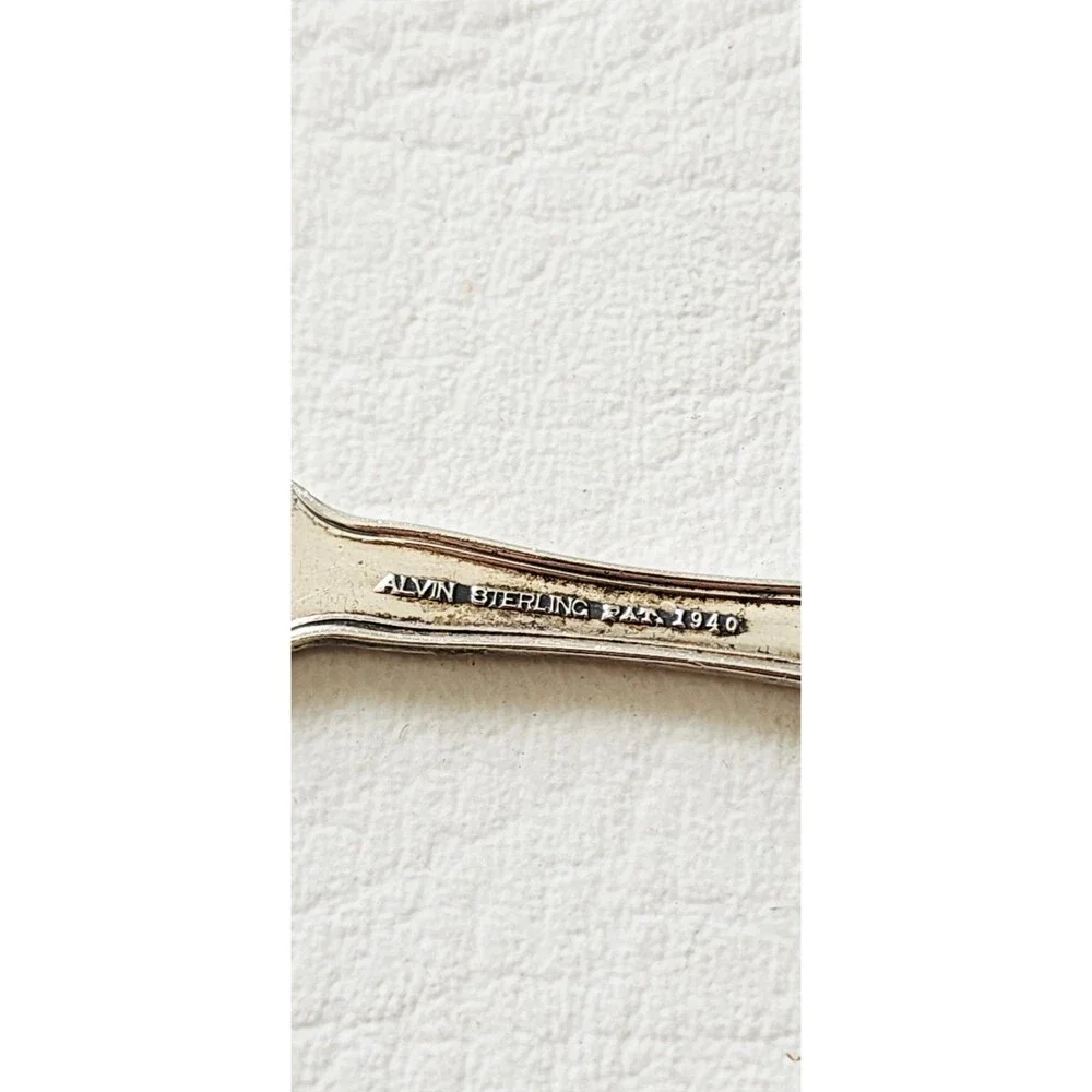 Alvin CHATEAU ROSE butter spreader(s) - No Mono Sterling Silver